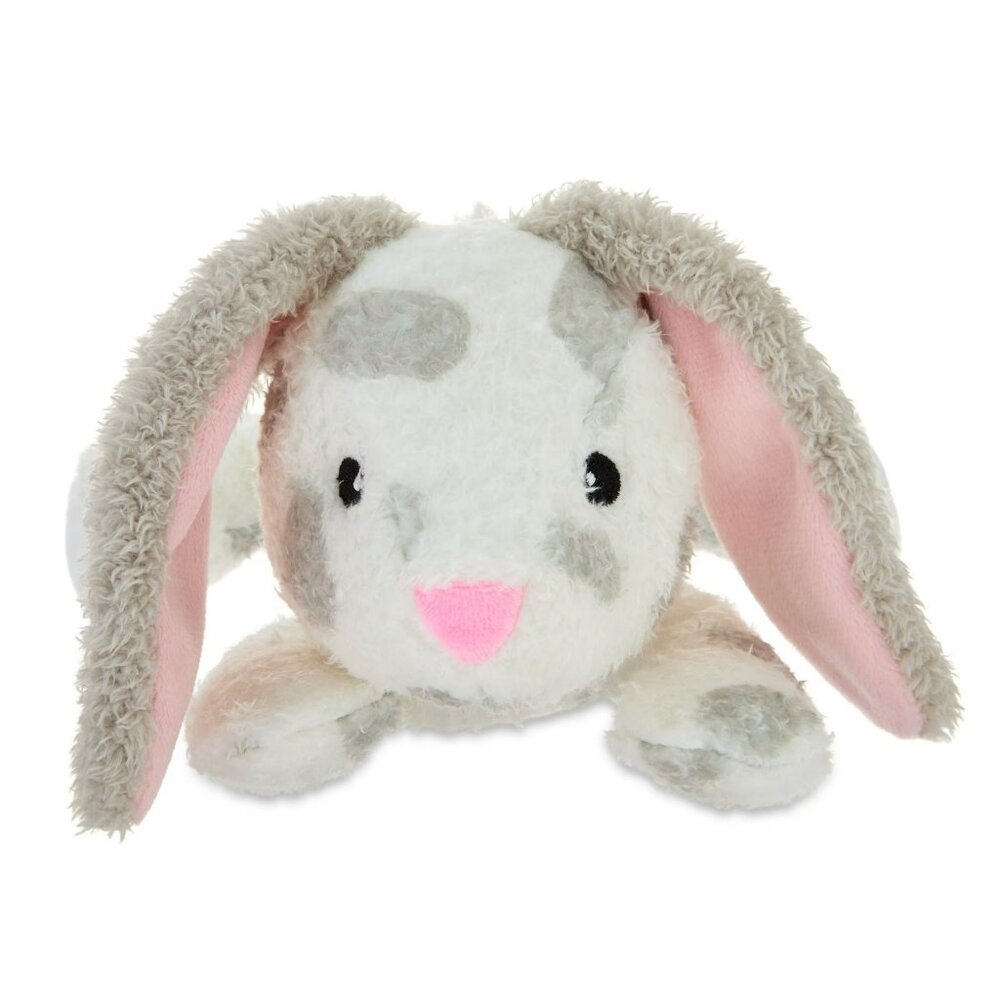 Way To Celebrate 9" Small Bunny Plush Laying Down Stuffed Animal